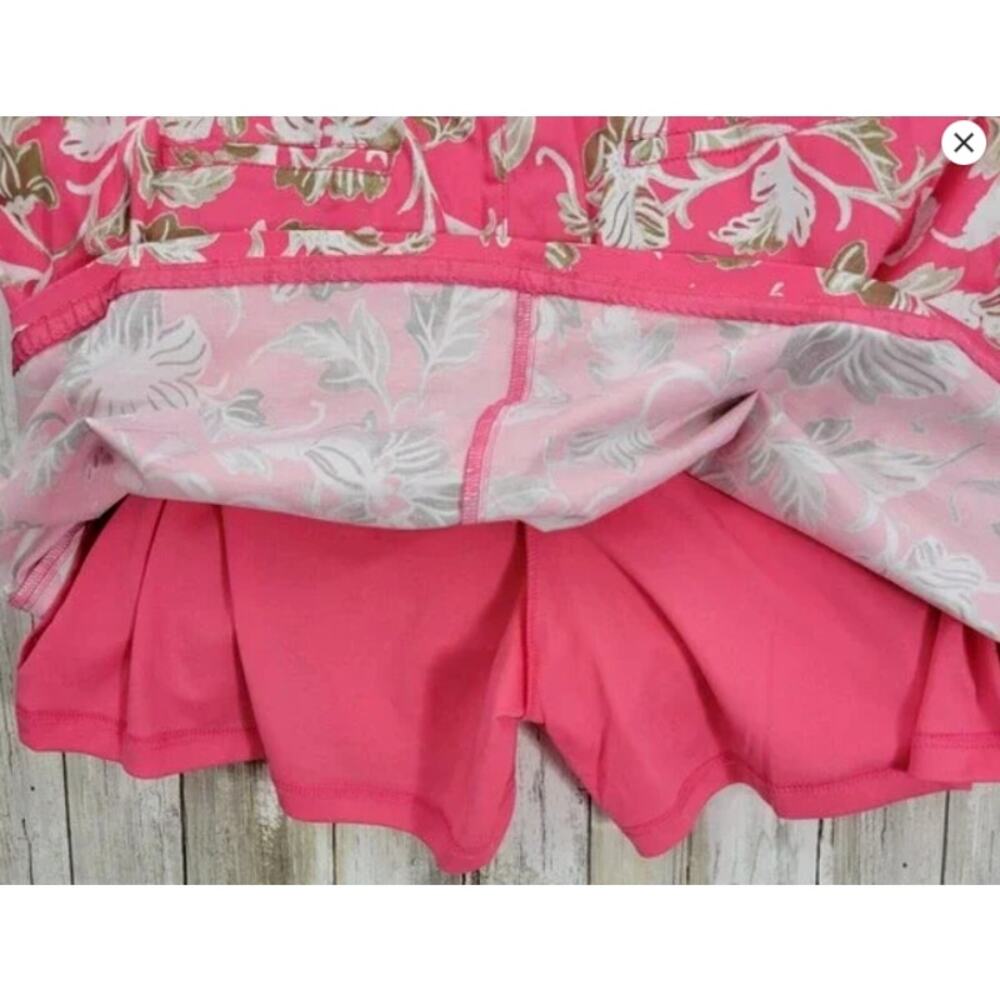 Charter Club Pink Floral Skort - NWT, Size 12, Golftini Style with Pockets - Picture 7 of 7